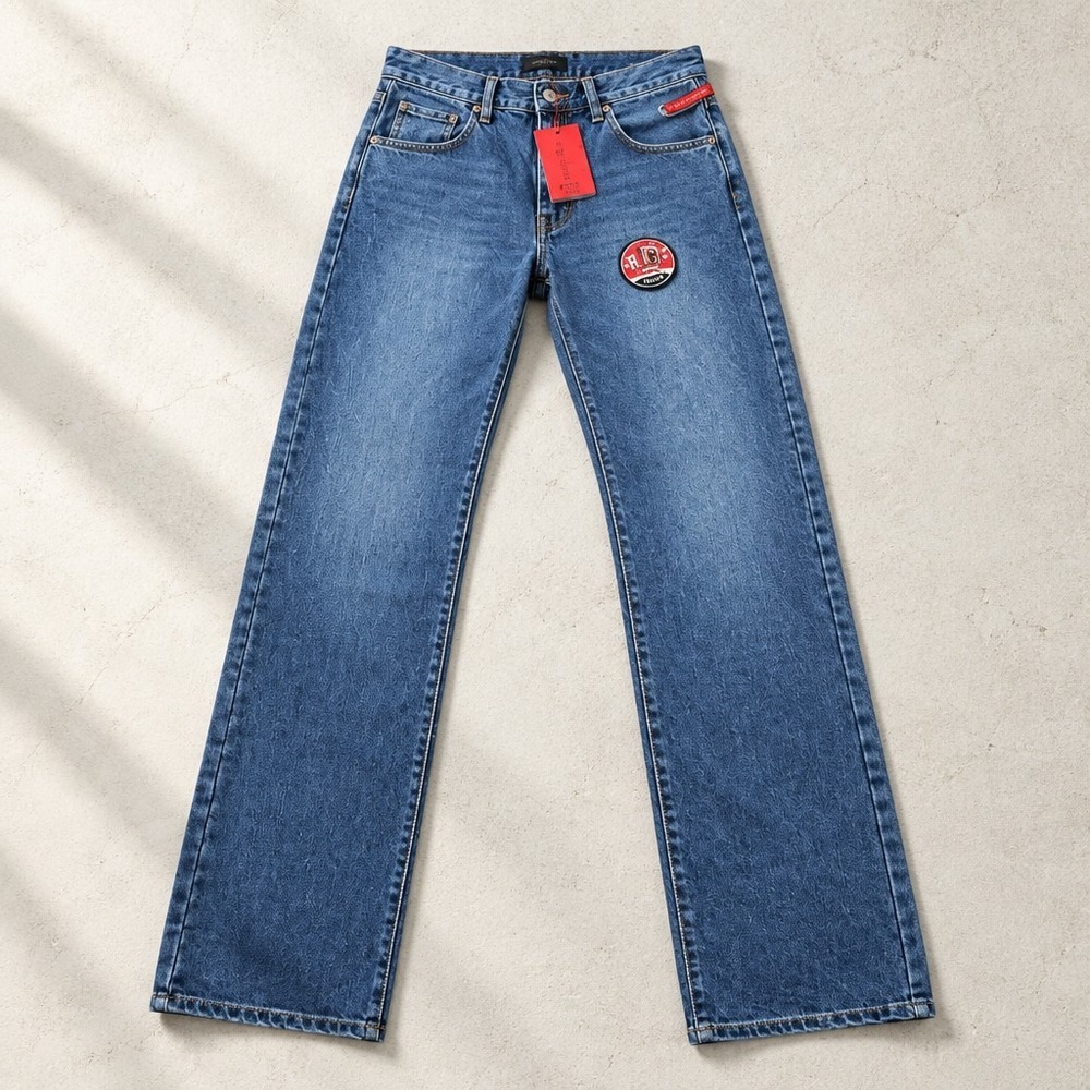 New Ethanol Men's Super Comfy Straight Leg Flex Denim Jeans 30x32